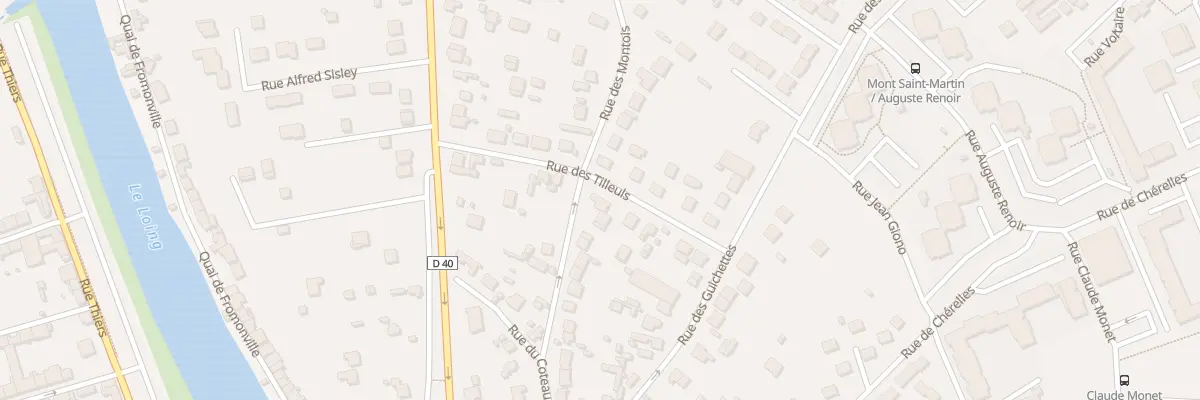 Plan du 10 Rue des Tilleuls à Nemours