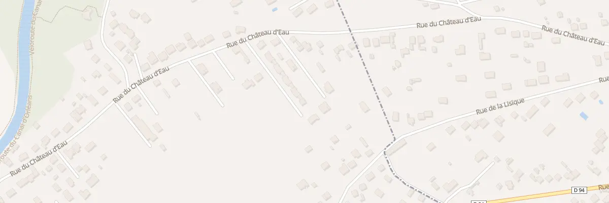 Plan du 600 Rue du Château d’Eau à Pannes