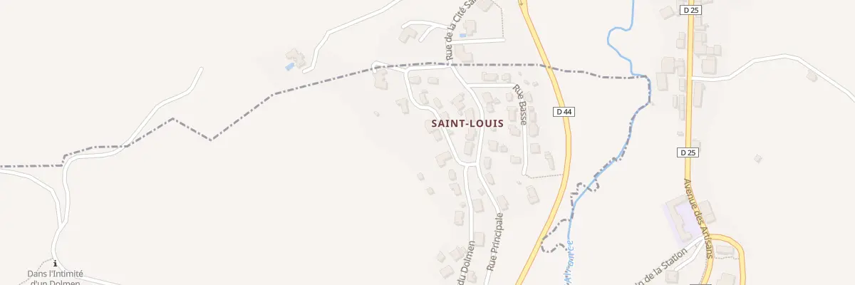 Plan du 5120 Saint Louis à Lestrade-et-Thouels