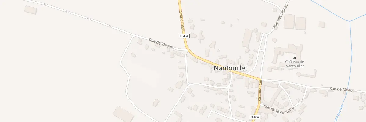 Plan du 1 Rue de Thieux à Nantouillet
