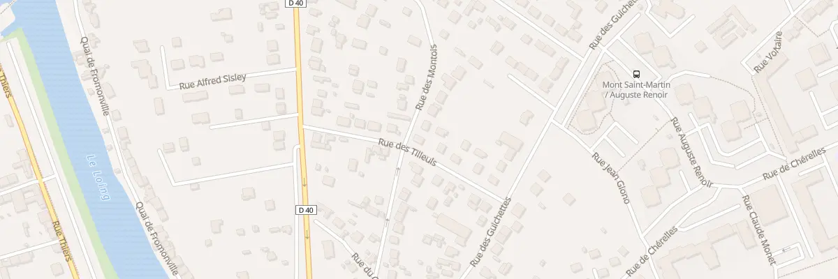 Plan du 5 Rue des Tilleuls à Nemours