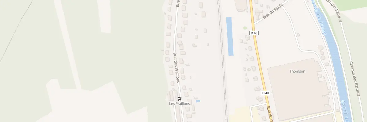 Plan du 36 Rue des Praillons à Bagneaux-sur-Loing