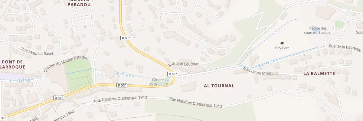 Plan du 1 Rue Jean Lauthier à Lacaune