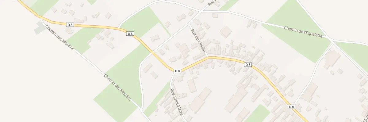 Plan du 92 Rue du Moulin à Bucquoy