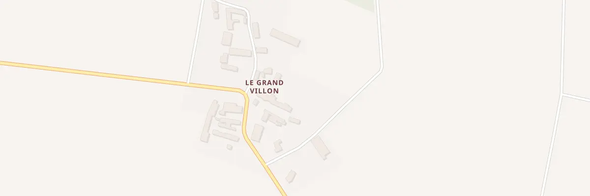 Plan du 6 Le Grand Villon à Girolles