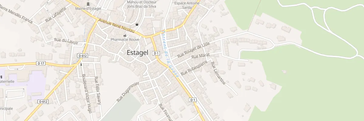 Plan du 3 Rue Marat à Estagel