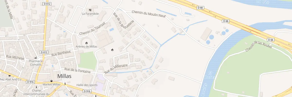 Plan du 26 Imp Alphonse Daudet à Millas