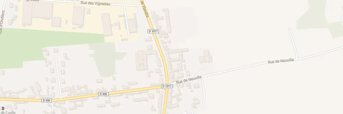 Plan du 52 Rte de Flandre à Betz