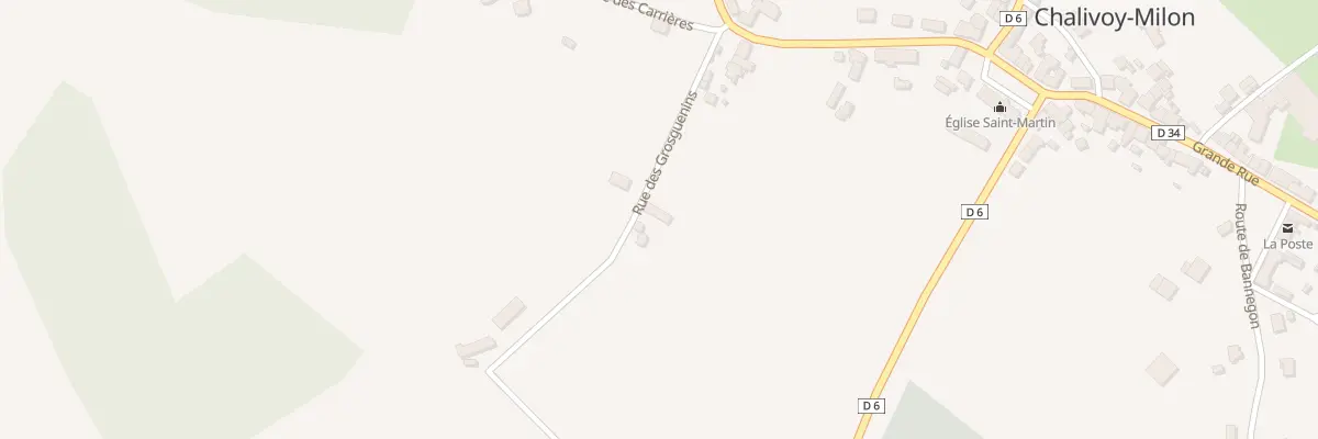Plan du 3 Rue des Grosguenins à Chalivoy-Milon
