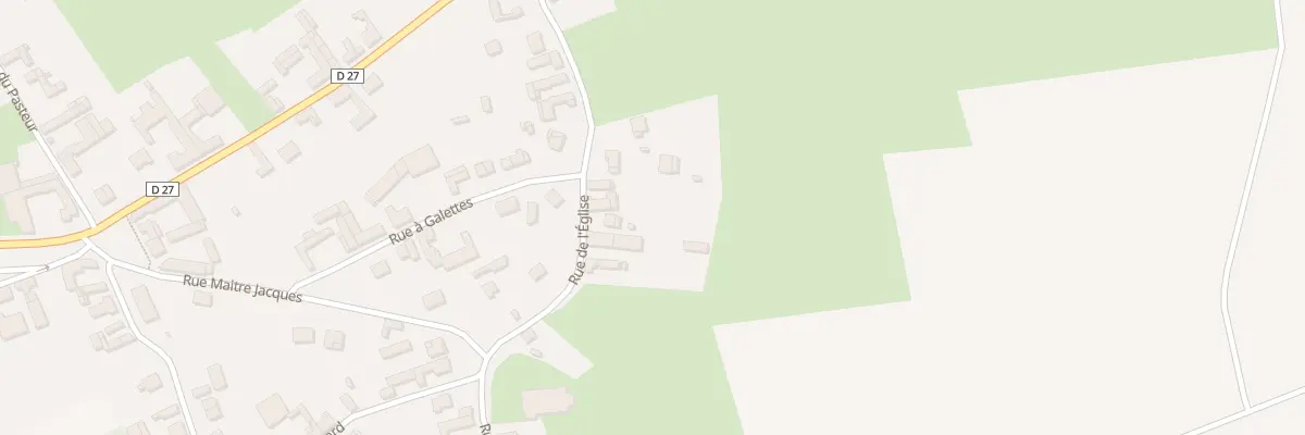 Plan du 7B Rue de l’Eglise à Puisieux