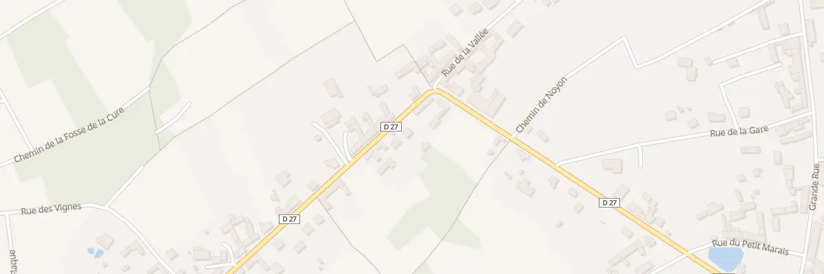 Plan du 19 Rue de la Vallée à Boulogne-la-Grasse