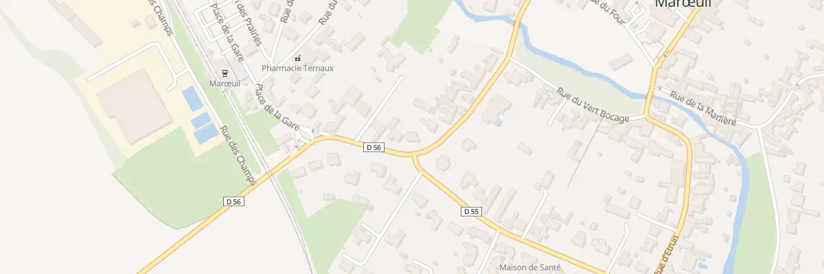 Plan du 158 Rue de la Gare à Marœuil