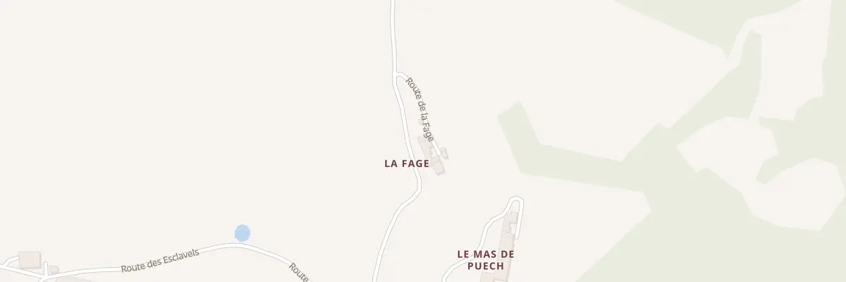 Plan du 5105 La Fage à Saint-Juéry