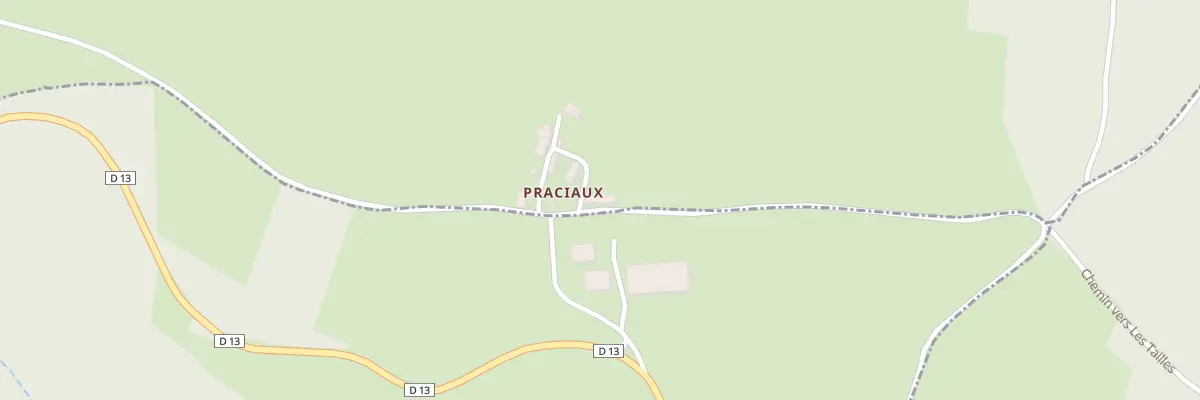 Plan du 5133 Praciaux à Saint-Maigner
