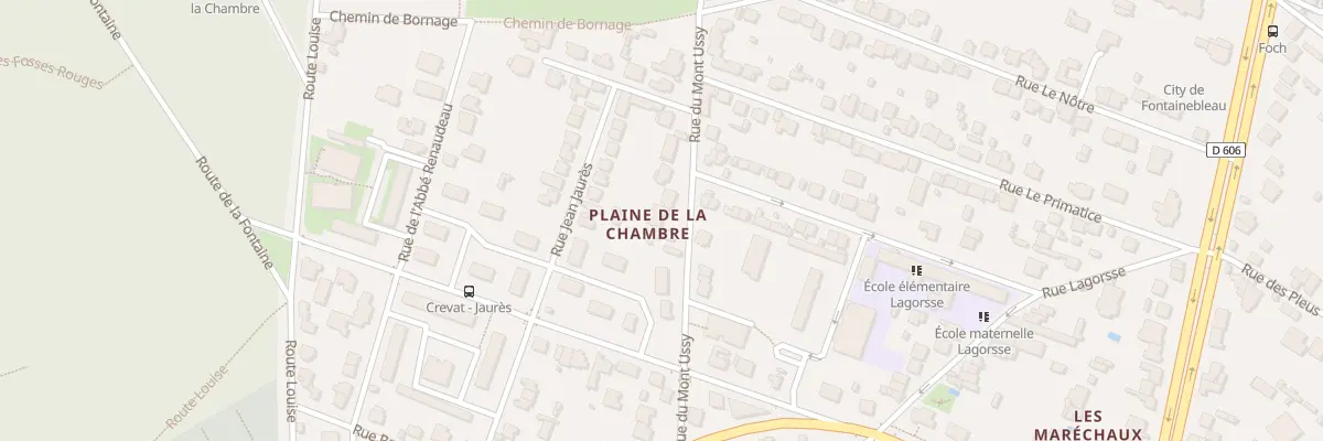 Plan du 21 Rue du Mont Ussy à Fontainebleau