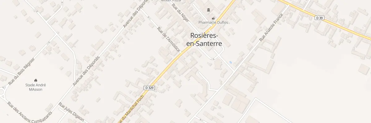 Plan du 9 Rue du Maréchal Foch à Rosières-en-Santerre