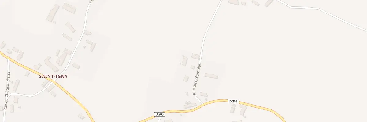 Plan du 3 Rue du Colombier à Gron
