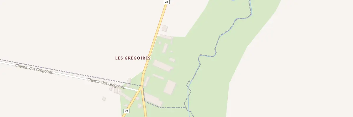 Plan du 3 Les Grégoires à Vimory