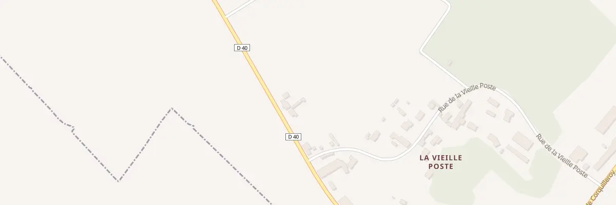 Plan du 22 Rte de la Vieille Poste à Girolles