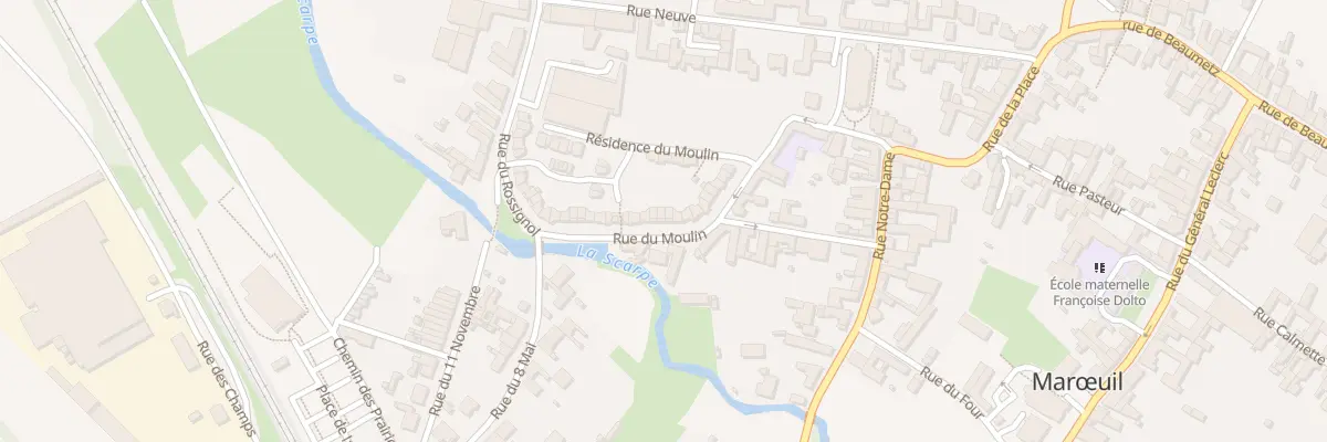 Plan du 19 Res du Moulin à Marœuil