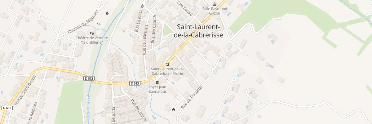 Plan du 5 Rue de la Pharmacie à Saint-Laurent-de-la-Cabrerisse