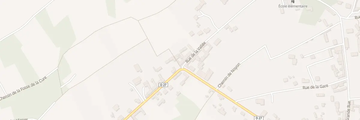 Plan du 16 Rue de la Vallée à Boulogne-la-Grasse