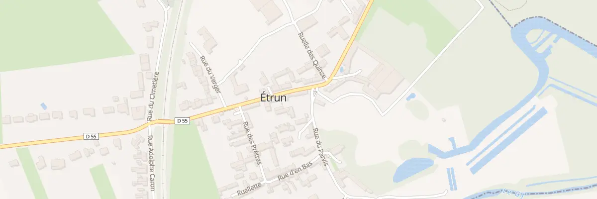 Plan du 1 Rue du Parvis à Étrun