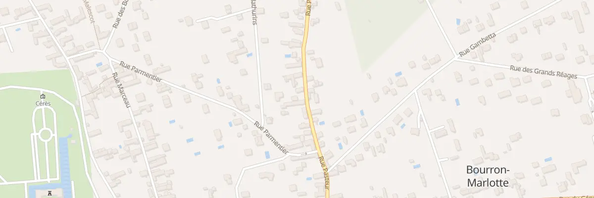 Plan du 27 Rue Pasteur à Bourron-Marlotte