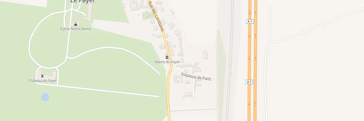 Plan du 589 Rue des Lombards au Fayel
