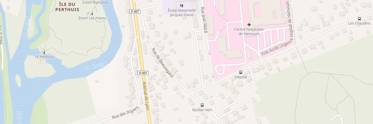 Plan du 25 Rue du Beauregard à Nemours