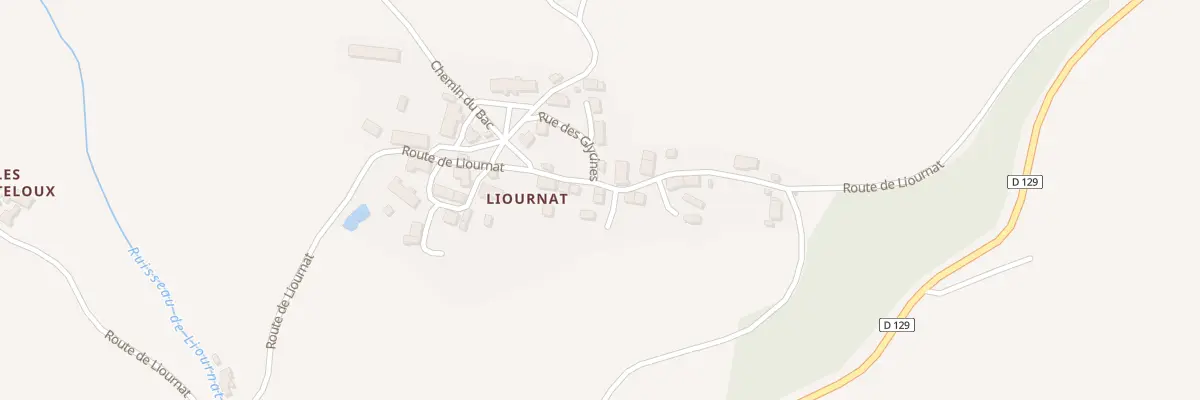 Plan du 5485 Liournat à Saint-Sauves-d’Auvergne
