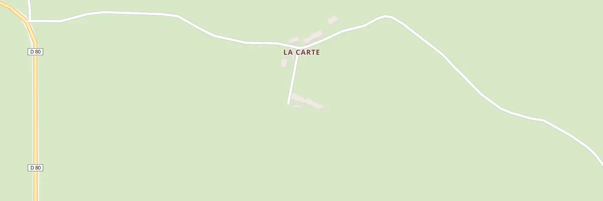 Plan du 5120 La Carte à Biollet