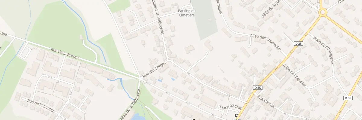 Plan du 30 Rue Paul Doumer à Ferrières-en-Brie