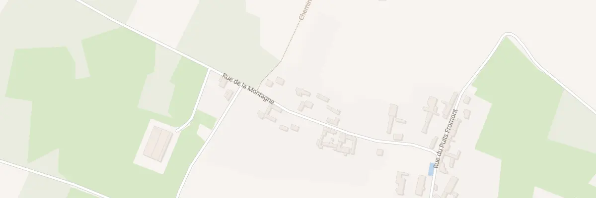 Plan du 12 Rue de la Montagne à Orvillers-Sorel