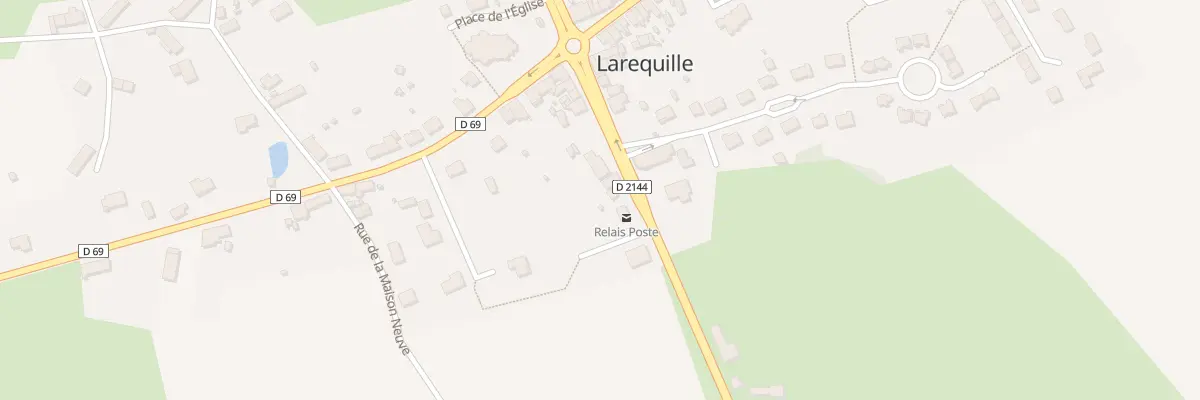 Plan du 14 Rte de Clermont à Durdat-Larequille