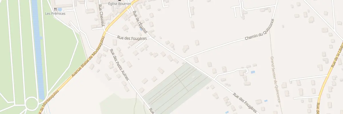 Plan du 10 Rue des Fougères à Bourron-Marlotte