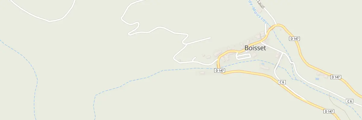 Plan du 5041 Le Pradel à Boisset