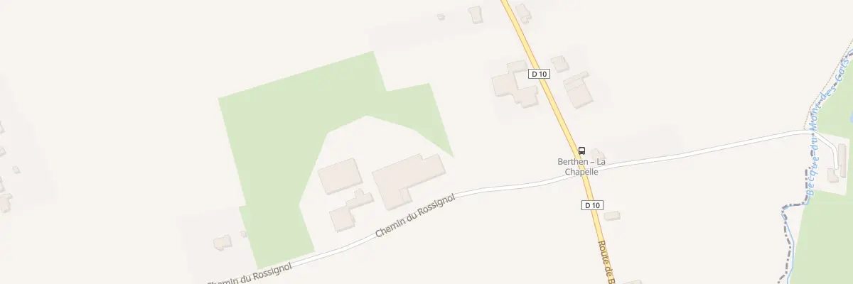Plan du 232 Che du Rossignol à Berthen