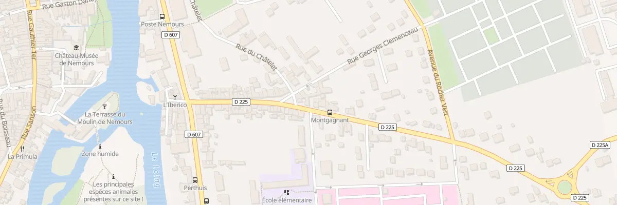 Plan du 41 Rue de Montgagnant à Nemours