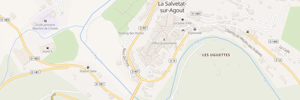 Plan du 244 Rue Montarnaud à La Salvetat-sur-Agout