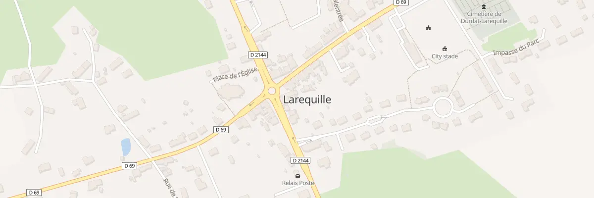 Plan du 1 Rte de Clermont à Durdat-Larequille