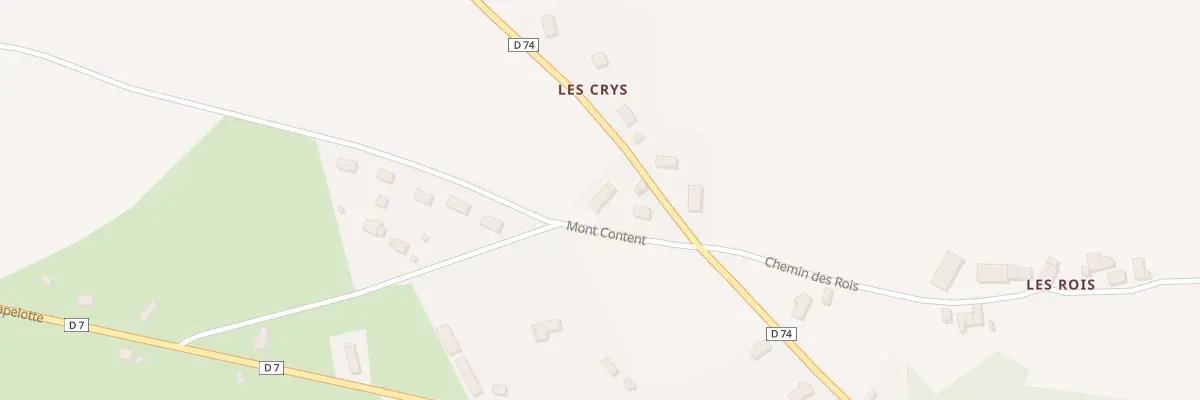 Plan du 425 Les Santes à Sens-Beaujeu