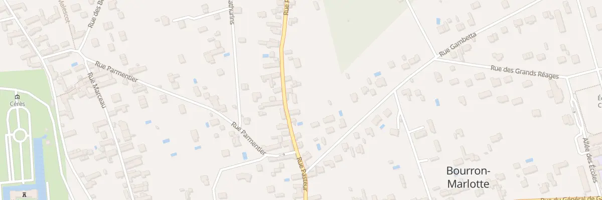 Plan du 16 Rue Pasteur à Bourron-Marlotte