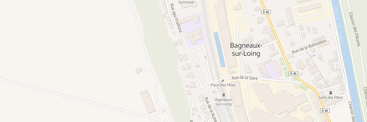 Plan du 7 Rue des Déportés à Bagneaux-sur-Loing