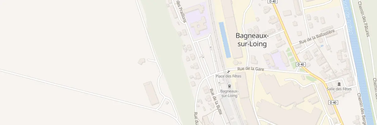 Plan du 5 Rue des Déportés à Bagneaux-sur-Loing