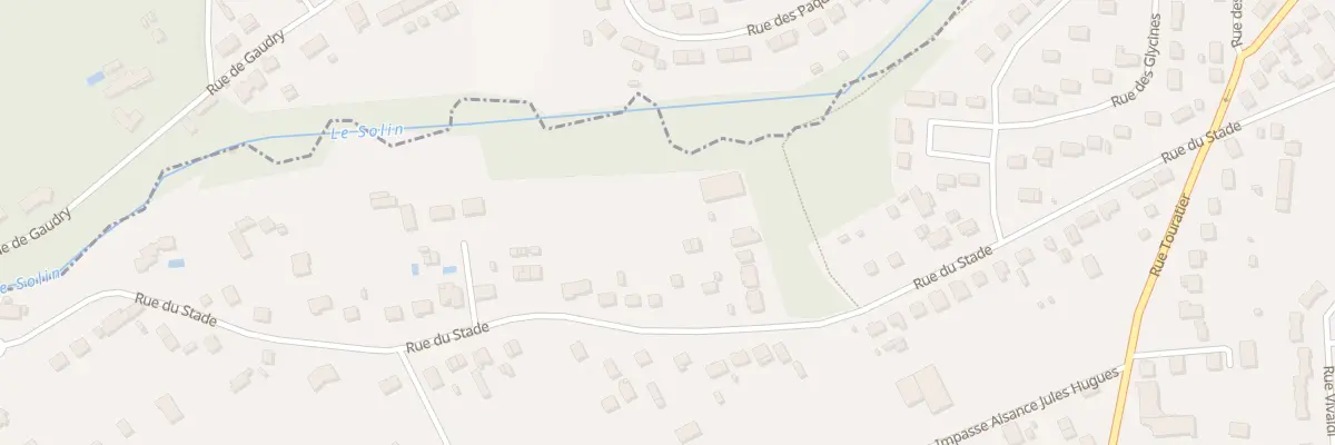 Plan du 74 Rue du Stade à Villemandeur