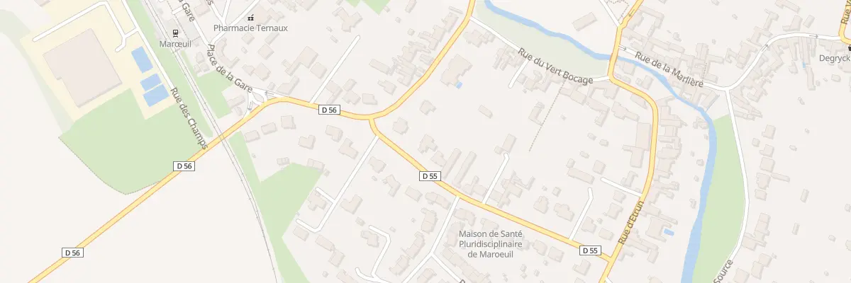 Plan du 232 Rue Jean Jaurès à Marœuil
