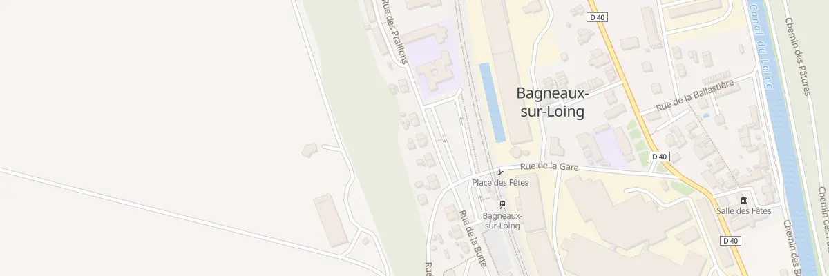 Plan du 6 Rue des Déportés à Bagneaux-sur-Loing