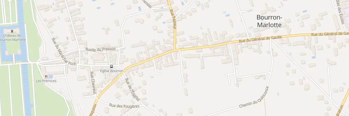 Plan du 58 Rue du Gen de Gaulle à Bourron-Marlotte