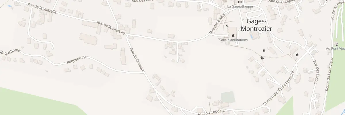 Plan du 30 Imp de la Paranelle à Montrozier